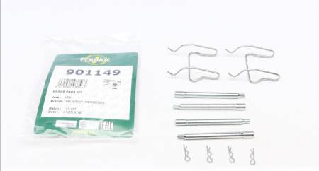 Планка супорта (заднього) прижимна (к-кт) MB Vito (W638) 96-03 (Ate) 380 901149 фото товару