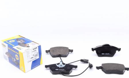 Колодки гальмівні (передні) Audi A4/A6 95-09/Skoda SuperB 01-08/VW Passat B5 96-05 (+датчик) 158 181362 фото товару