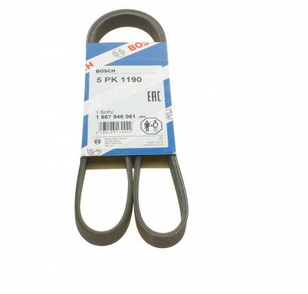 Ремінь генератора Toyota Corolla 2.0D 99-03/BMW 8 (E31) 4.5-5.0 90-99 (5PK1190) 30 1987946061 фото товару