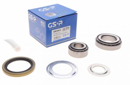 Підшипник маточини (передньої) MB Sprinter 95-06/VW LT 96-(14.73x41.28x73.43x19.81/18x25x52x22)(к-кт) 373 GK3434 фото товару