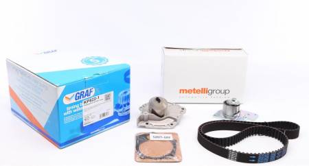 Комплект ГРМ + помпа Renault Trafic/Master/Laguna/Opel Vivaro/Movano/Volvo 1.9dCi/DTI/DI 01-(132х26) 310 KP822-1 фото товару