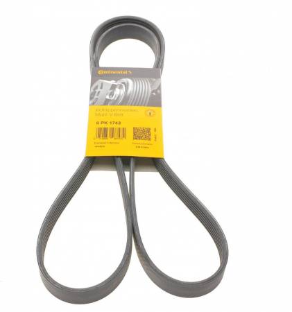 Ремінь генератора Peugeot 206/306/4007/406/4007/Citroen C5 1.9TD/2.0/2.2HDI 96-/Ford Galaxy 2.2 08- 31 6PK1743 фото товару