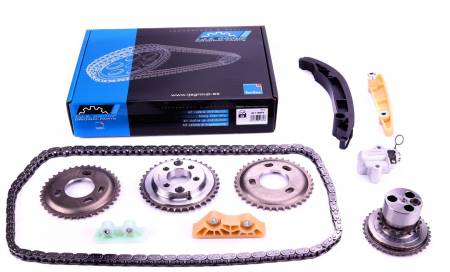 Комплект ланцюга ГРМ Ford Transit 2.4DI/2.2-2.4TDCI 06- (ланцюг, натяжник, шестерня) z=132 4862 40-1188FK фото товару