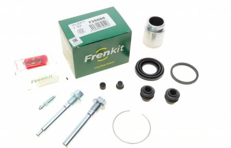 Ремкомплект супорта (заднього) Nissan X-Trail 01-13 (d=35mm) (Akebono) (+ поршень/направляюча) 380 735066 фото товару