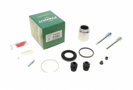 Ремкомплект супорта (заднього) Mitsubishi Pajero (d=43mm) (+поршень/направляюча) (Akebono) 380 743221 фото товару