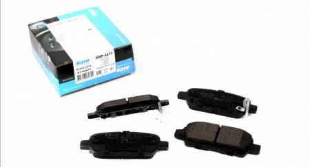 Колодки гальмівні (задні) Nissan Juke/X-Trail 01-/Qashqai 1.5dCi-3.5 08- (Akebono) 201 KBP-6517 фото товару