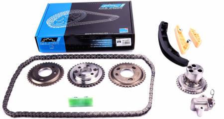 Комплект ланцюга ГРМ Ford Transit 2.4TDCi 06-14 (ланцюг, башмак, натяжник, зірочки) z=132 4862 40-1134FK фото товару