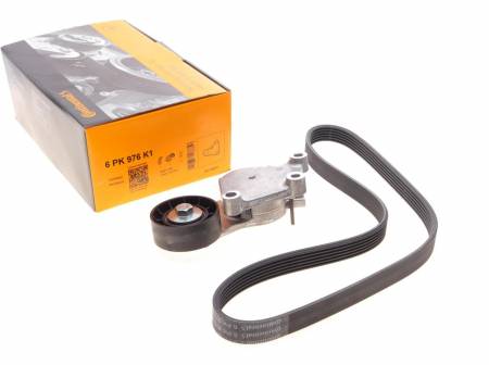 Комплект ременя генератора Ford Focus/Fiesta/Fusion 1.4/1.6TDCi 03-/Mazda 3 1.6 DI 04-13 31 6PK976 K1 фото товару
