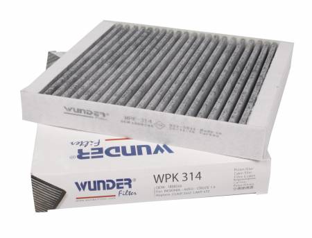 Фільтр салону Chevrolet Aveo (T300) 11-/ Opel Astra J 09- (вугільний) 5011 WPK 314 фото товару