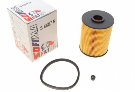 Фільтр паливний Renault Master/Opel Movano 1.9dTi/2.5D/2.8dTi 98- 142 S 6687 N фото товару