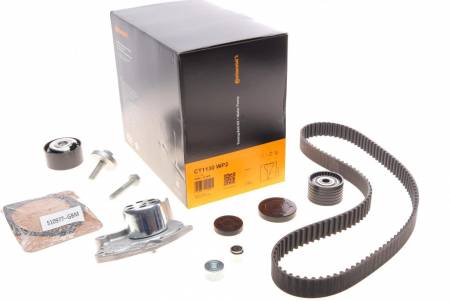 Комплект ГРМ + помпа Renault Clio III/Megane II/III/Scenic II/Trafic 2.0 16V 01- (27x126z) 31 CT1130WP2 фото товару