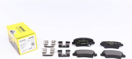 Колодки гальмівні (задні) Kia Ceed II/Rio III/Hyundai Accent/i20/i30/i40 10- (Akebono) Q+ 39 2533701 фото товару