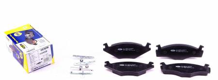 Колодки гальмівні (передні) Seat Cordoba/Ibiza 93-02/VW Golf/Jetta 76-91/Passat B2 83-88 158 180459 фото товару