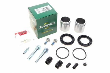 Ремкомплект супорта (переднього) Nissan NP300 05- (d=46mm) (Niss)(+2 поршня/направляюча) SuperKit 380 746296 фото товару