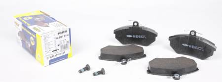 Колодки гальмівні (передні) Audi 80 91-96/A4 94-01/VW Caddy 95-04/Golf 90-02/Passat B3/B4 88-96 158 181011-700 фото товару