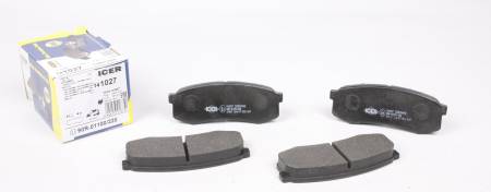 Колодки гальмівні (задні) Mitsubishi Pajero IV 06-/Toyota Land Cruiser 84-/Prado 02-/Lexus GX 01- 158 141027 фото товару