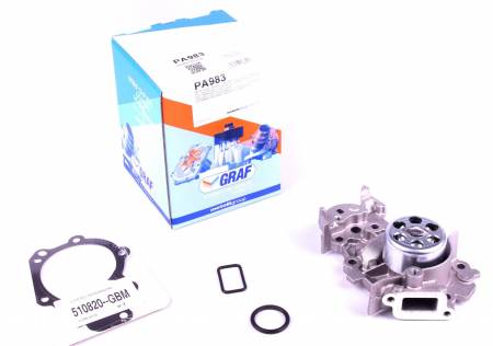 Помпа води Renault Clio II/III/IV/Logan II 1.2/1.2 16V 00-/Kangoo 1.0 03- (Доп.) (6 лоп) 310 PA983 фото товару
