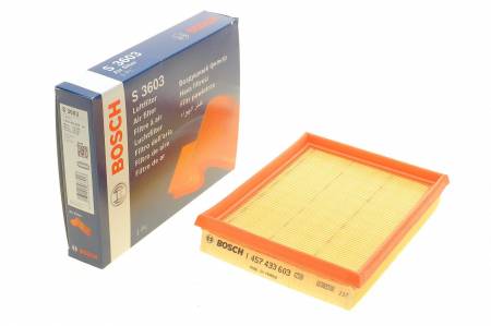 BOSCH ,S3603 фільтр повітряний OPEL Corsa 1,0-1,6 94-, Combo 1,2/1,4 (166*37*211) 30 1457433603 фото товару