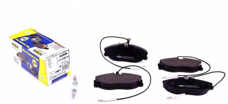 Колодки гальмівні (передні) Citroen Xsara 98-05/Peugeot 306 96-01/406 95-04/607 00-11 (+датчики) 158 181108-700 фото товару