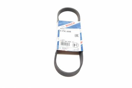 Ремінь генератора Ford Escort VI/VII/Peugeot 405 1.8 D/TD 88-99 (5PK698) 30 1987947908 фото товару