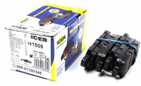 Колодки гальмівні (задні) Renault Koleos 08-/Nissan Qashqai/Tiida 07-13/Teana/X-Trail 01-13 158 181509 фото товару