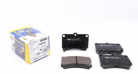 Колодки гальмівні (передні) Kia Rio 00-05/Mazda 323 89-98/121 II 90-96 158 180970 фото товару