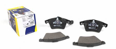 Колодки гальмівні (передні) VW T4 92-03/T5 03-15/T6 15-/Multivan V/VI 03- (+датчик) 158 181779 фото товару