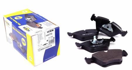 Колодки гальмівні (передні) BMW 3 (E36/E46) 92-06/5 (E34) 87-96/7 (E32) 87-94/Z3 (E36) 97-03 158 180773 фото товару