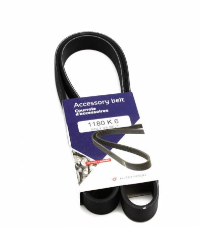 Ремінь генератора Fiat Doblo 1.3D Multijet/Ducato 2.0JTD 01-/VW Caddy 1.4/1.6 96- (6PK1180) 239 1180 K 6 фото товару