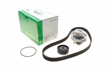 Комплект ГРМ + помпа VW T4 2.4D/2.5 90-03, 57/81kw (26.5x122z) 204 530 0153 30 фото товару