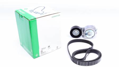 Комплект ременя генератора Fiat Doblo 1.4 05- (5PK1148) 204 529 0013 10 фото товару