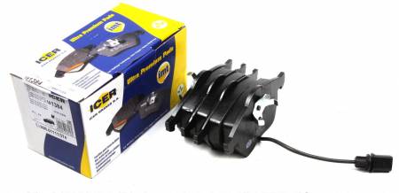 Колодки гальмівні (передні) Ford Galaxy 95-06/Seat Alhambra/VW Sharan 95-10 (+датчик) 158 181384 фото товару