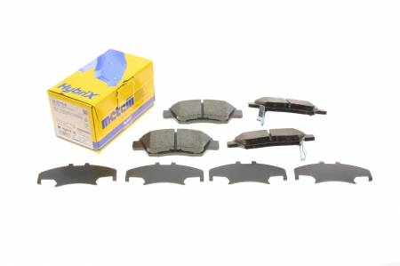 Колодки гальмівні (передні) Honda Civic V/VI/VII 91-05/CRX III 92-98/Jazz 08-14 121 22-0175-0 фото товару