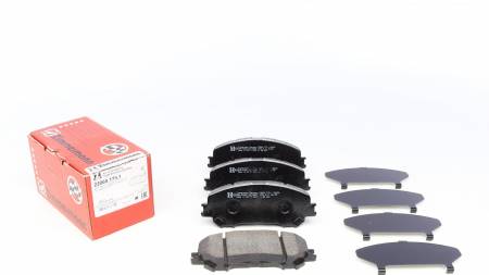 Колодки гальмівні (передні) Nissan Qashqai II/X-Trail/ Renault Kadjar 13- (141.9x59.8x18) (Akebono) 86 22065.175.1 фото товару