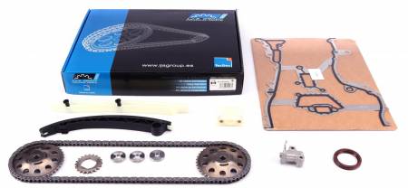 Комплект ланцюга ГРМ Opel Combo 1.4 04- (ланцюг, натяжник, шестерня, прокладка) 4862 40-1001VFK фото товару