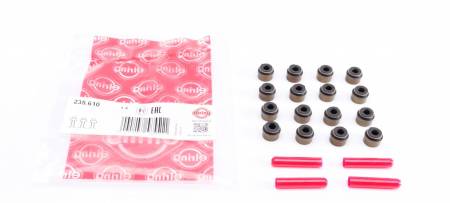 Сальник клапана (впуск/випуск) VW Caddy III/IV 1.2/2.0 TSI/TDI 95- (6x8.8/12.2x9.3) (к-кт 16шт.) 10 235.610 фото товару