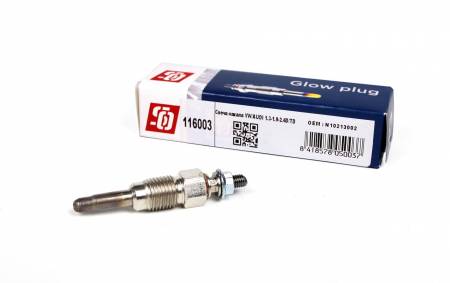 Свічка розжарювання VW/Audi 1.3-1.9-2.4D/TD (11V) 5000 116003 фото товару