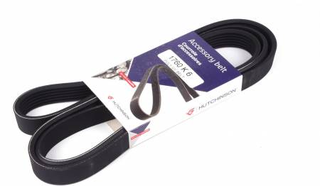 Ремінь генератора MB W202/203/VW/Audi 2.4/2.8i (6PK1760) 239 1760 K 6 фото товару