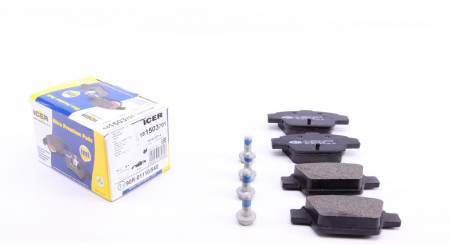 Колодки гальмівні (задні) Fiat Bravo II 07-14/Stilo 01-08/Linea 07-/Multipla 99-10/Lancia Delta 08- 158 181503-701 фото товару