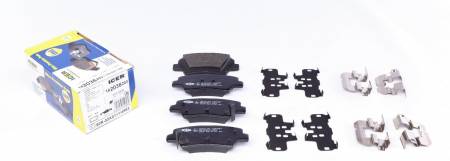 Колодки гальмівні (задні) Hyundai Accent 18-/Elantra/Tucson/ix35/Kia Sportage/Soul 15-/Rio 17- 158 182036-203 фото товару