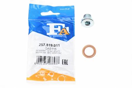 Болт зливу оливи + шайба Ford Focus/Galaxy 2.0 TDCI 03-15 (M14x1.25) 367 257.819.011 фото товару