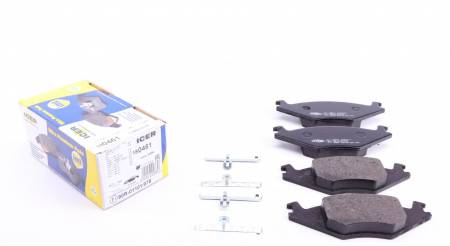 Колодки гальмівні (передні) Seat Cordoba/Ibiza 94-02/VW Golf/Jetta/Polo 81-94/Passat B1/B2 79-88 158 180461 фото товару