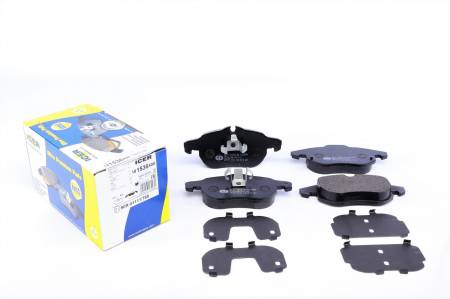 Колодки гальмівні (передні) Opel Astra H/Vectra C/Zafira B 02-10/Chevrolet Matiz 05- 158 181536-400 фото товару