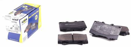 Колодки гальмівні (передні) Toyota Land Cruiser 100 98-07/Prado 02-10/Lexus LX 98-08 158 181723 фото товару