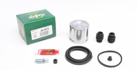 Ремкомплект супорта (переднього) Chevrolet Epica/Daewoo Leganza/Rezzo 97 (d=57mm) (+поршень) (Dac) 380 257971 фото товару