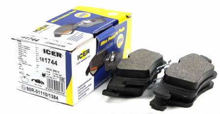 Колодки гальмівні (задні) Ford Connect 13-/Kuga/C-Max 08-/Focus/Mazda 3/5/Volvo C30/S40/V50 03-/V40 158 181744 фото товару