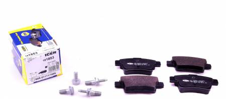 Колодки гальмівні (задні) Citroen C4 Picasso/Grand Picasso 06-13/Peugeot 408 10- 158 181853 фото товару