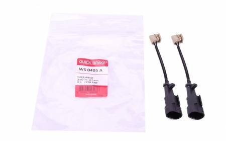 Датчик зносу гальмівних колодок (передніх) Iveco Daily III 99-/IV 06- (L=117mm) К-кт 2 шт. 5005 WS 0405 A фото товару