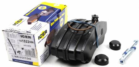 Колодки гальмівні (передні) Citroen Jumper/Fiat Ducato/Peugeot Boxer 99- R16 (+датчик) 158 141522-066 фото товару