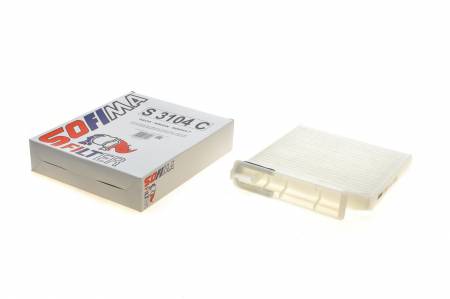 Фільтр салону Renault Duster/Logan/Modus/Sandero/Clio 1.2-2.0 i/1.5dCi 04- 142 S 3104 C фото товару